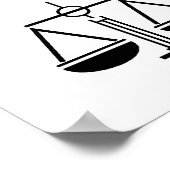 静かに仕事の刑事弁護士を頼む ポスター (角)