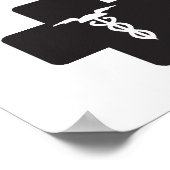 静かに仕事の医者を頼む ポスター (角)