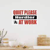 静かに仕事を急いで ポスター (キッチン)