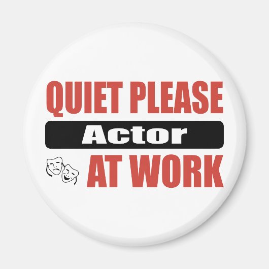 静かに俳優として働く マグネット (正面)