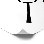 静かに働いているスカッシュ選手 ポスター (角)