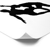 静かに働いているレスラー ポスター (角)