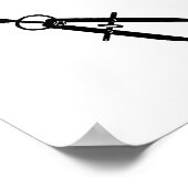 静かに働いている機械技師を頼む ポスター (角)