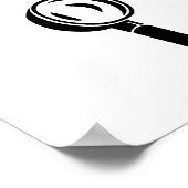 静かに働いている法医学者 ポスター (角)