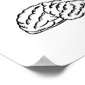 静かに働いている神経科医を頼む ポスター (角)