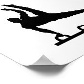 静かに働いて体操選手になってください ポスター (角)