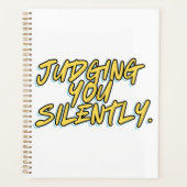 静かに判断する プランナー手帳 (正面)