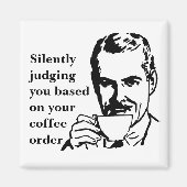 静かに判断する マグネット (正面)