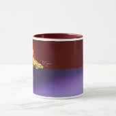 静かに判断する – CATby Jeff Willis Art マグカップ (中央)