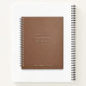 静かに勝利を収める - 動じず - 2026 スパイラル ジャーナル (裏面)