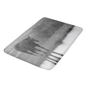 静かに反射する～馬浴場 バスマット (アングル)