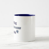 静かに叫び声を上げるマグおもしろい – 感情的な贈り物 ツートーンマグカップ (中央)