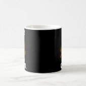 静かに噛んでね ビンテージ 鳥 グルーヴィー デザイン コーヒーマグカップ (中央)