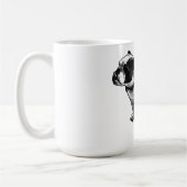静かに待つ コーヒーマグカップ (左)