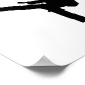 静かに武術アーティスト ポスター (角)