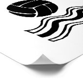 静かに水ポロ選手の職場 ポスター (角)