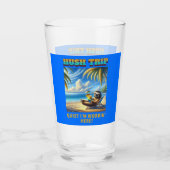 静かに私はここで働いている静かな旅行バケーション！ タンブラーグラス (正面)