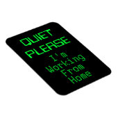 静かに私は家の磁気標識から働いている マグネット (右側)