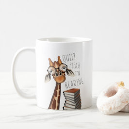 静かに私は読の – Giraffe Mug コーヒーマグカップ