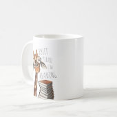 静かに私は読の – Giraffe Mug コーヒーマグカップ (正面左)