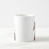 静かに私は読の – Giraffe Mug コーヒーマグカップ (中央)