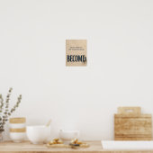 静かに築き上げ、人生が語る – 動機へ ポスター (キッチン)