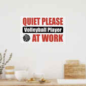 静かに職場のバレーボール選手を頼む ポスター (キッチン)