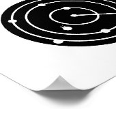 静かに職場の航空交通管制官を頼む ポスター (角)