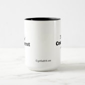 静かに自信を持ってgotGod316.com マグカップ (中央)