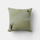 静かに自然を吸う クッション (正面)