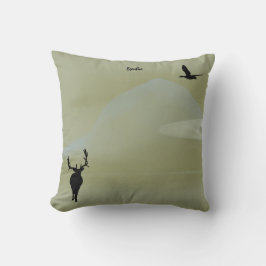 静かに自然を吸う クッション