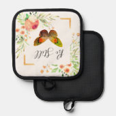 静かに花のある場所で 鍋敷き (正面/裏面)