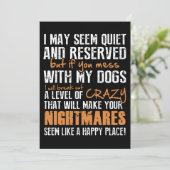 静かに見えるかもしれませんが、でも私の大切なものをいじめると (スタンド正面)