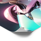 静かに見つめる ポスター (角)