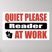 静かに読む ポスター (正面)