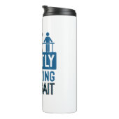 静かに足並みを分析してるフィジカルセラピー タンブラー (回転右)