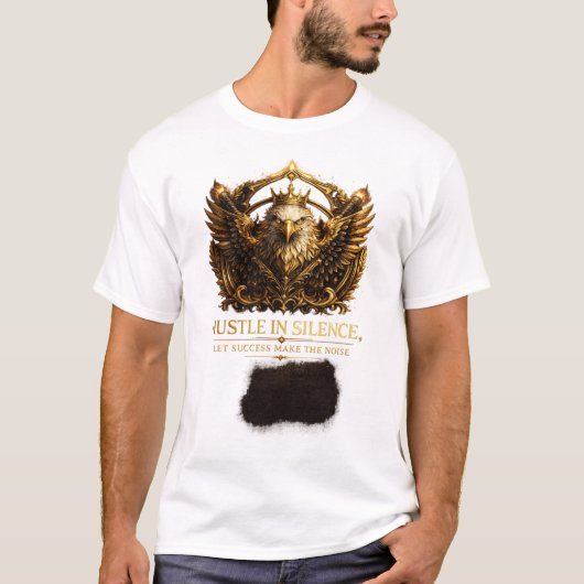 静かに躍進するクレストTシャツ Tシャツ (正面)