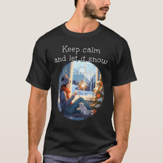 静かに過ごせる猫のいる快適なホームステイ Tシャツ