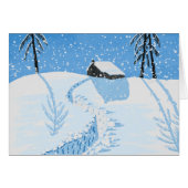 静かに降る雪 (正面横)