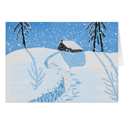 静かに降る雪 (正面横)