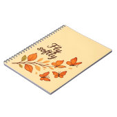 静かに飛ぶ ノートブック (左側)