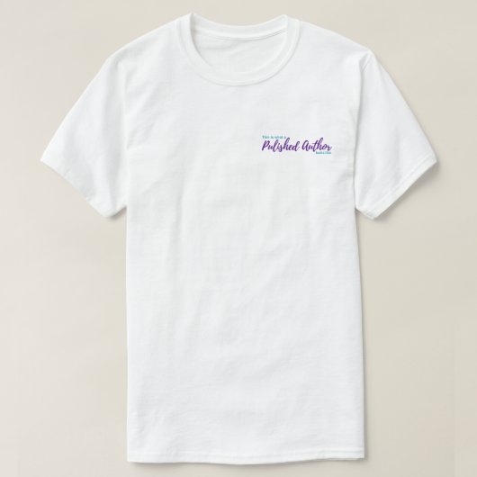 静かに! キャラクターが話してる - 著者Tシャツ Tシャツ (デザイン正面)