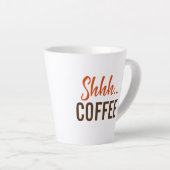 静かに…コーヒー コーヒー カフェラテマグ (右アングル)