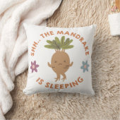 静かに…マンドレイクは寝ている クッション (ブランケット)