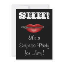 静かに！口を閉じて驚きのパーティー招待