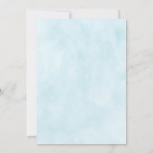 静かにSucculent及びサボテンの男の子のベビーシャワーの招待 招待状 (裏面)