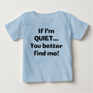 静かもしに見つけろ ベビーTシャツ