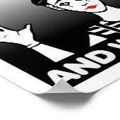 静かオークションMIMEおもしろいポスター ポスター (角)