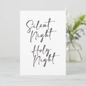 静かクリスマスカード 招待状 (スタンド正面)