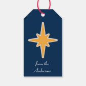 静かクリスマス天使 ギフトタグ (裏面)